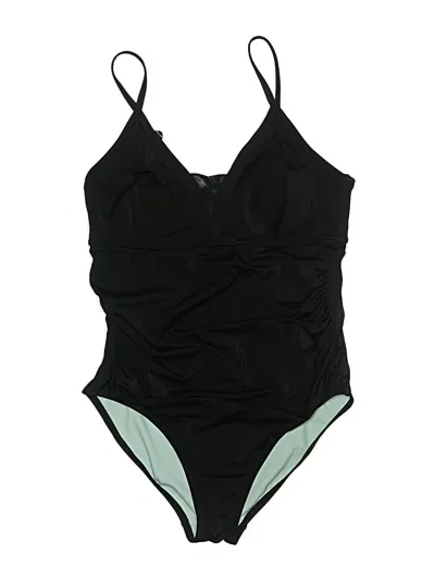Pre-owned Assorted Brands One Piece Swimsuit In Black