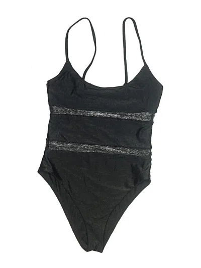Pre-owned Assorted Brands One Piece Swimsuit In Black