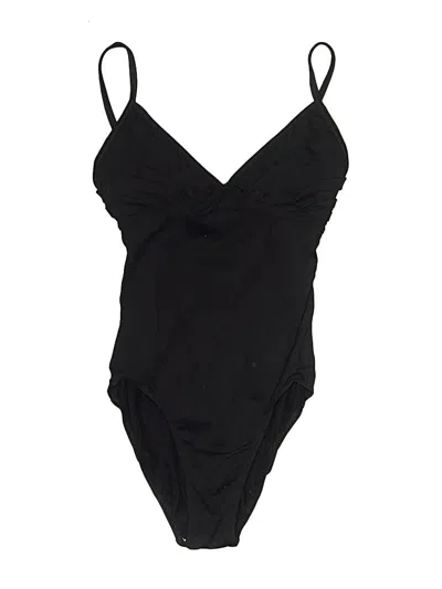 Pre-owned Assorted Brands One Piece Swimsuit In Black