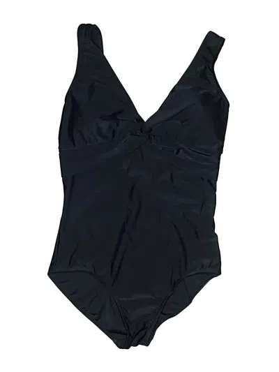 Pre-owned Assorted Brands One Piece Swimsuit In Black