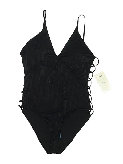 Pre-owned Assorted Brands One Piece Swimsuit In Black