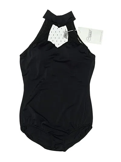 Pre-owned Assorted Brands One Piece Swimsuit In Black