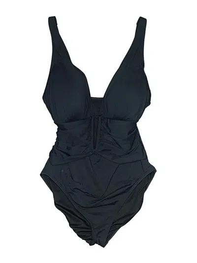 Pre-owned Assorted Brands One Piece Swimsuit In Black