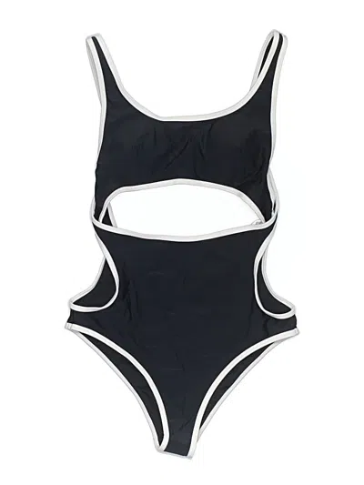 Pre-owned Assorted Brands One Piece Swimsuit In Black