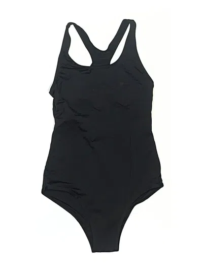 Pre-owned Assorted Brands One Piece Swimsuit In Black