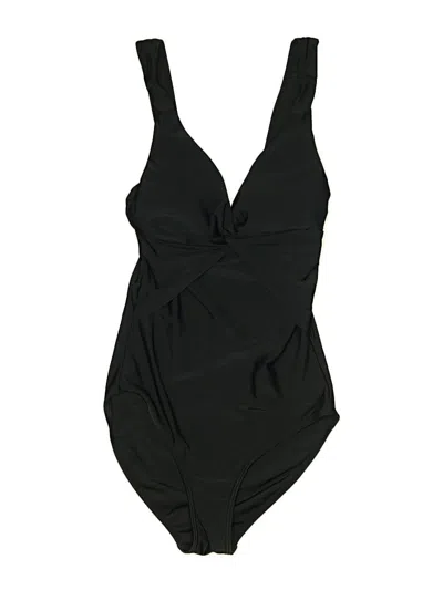 Pre-owned Assorted Brands One Piece Swimsuit In Black