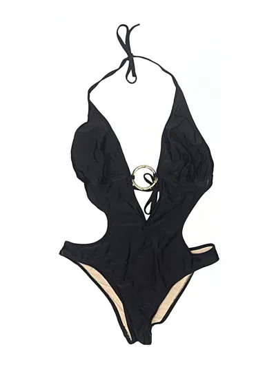 Pre-owned Assorted Brands One Piece Swimsuit In Black