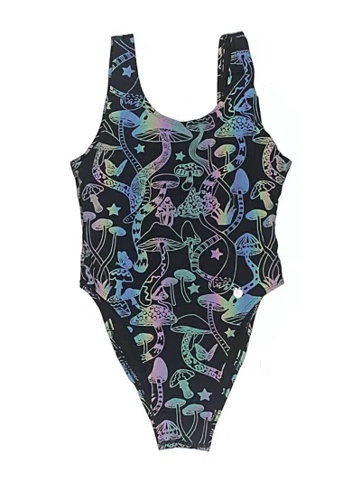 Pre-owned Assorted Brands One Piece Swimsuit In Black