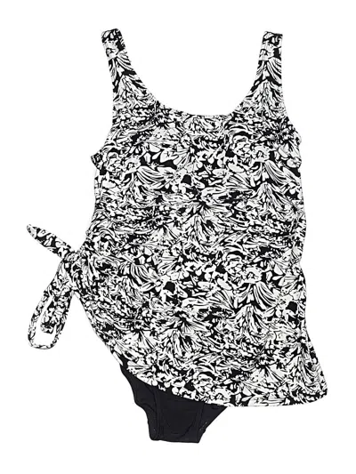 Pre-owned Assorted Brands One Piece Swimsuit In Black
