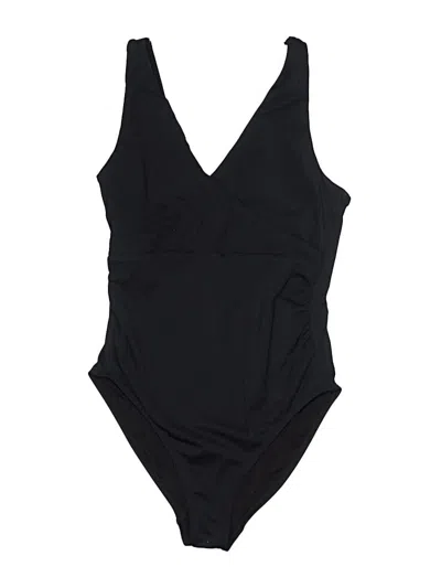 Pre-owned Assorted Brands One Piece Swimsuit In Black