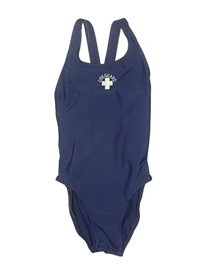Pre-owned Assorted Brands One Piece Swimsuit In Blue