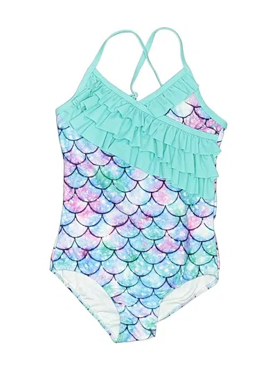 Pre-owned Assorted Brands Kids' One Piece Swimsuit In Blue