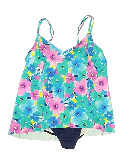 Pre-owned Assorted Brands One Piece Swimsuit In Blue