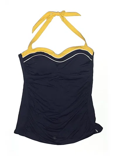 Pre-owned Assorted Brands One Piece Swimsuit In Blue