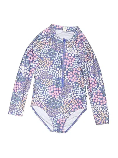 Pre-owned Assorted Brands Kids' One Piece Swimsuit In Blue