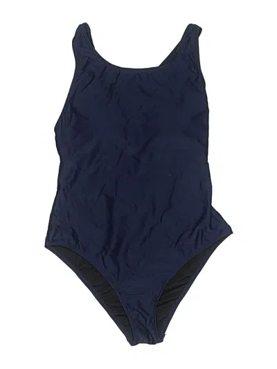 Pre-owned Assorted Brands One Piece Swimsuit In Blue