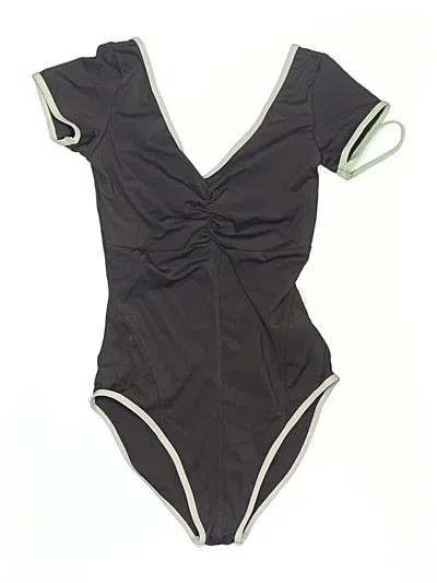 Pre-owned Assorted Brands One Piece Swimsuit In Gray