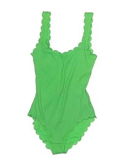 Pre-owned Assorted Brands One Piece Swimsuit In Green