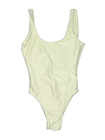 Pre-owned Assorted Brands One Piece Swimsuit In Ivory