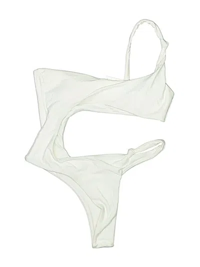 Assorted Brands One Piece Swimsuit In Ivory