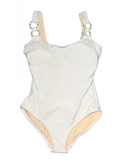 Pre-owned Assorted Brands One Piece Swimsuit In Ivory
