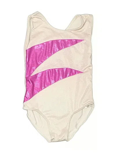 Pre-owned Assorted Brands Kids' One Piece Swimsuit In Ivory
