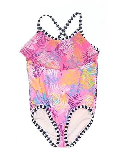 Pre-owned Assorted Brands Kids' One Piece Swimsuit In Pink
