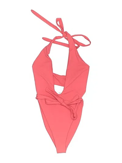 Pre-owned Assorted Brands One Piece Swimsuit In Pink
