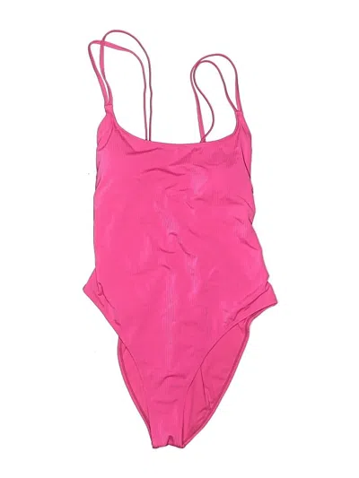 Pre-owned Assorted Brands One Piece Swimsuit In Pink