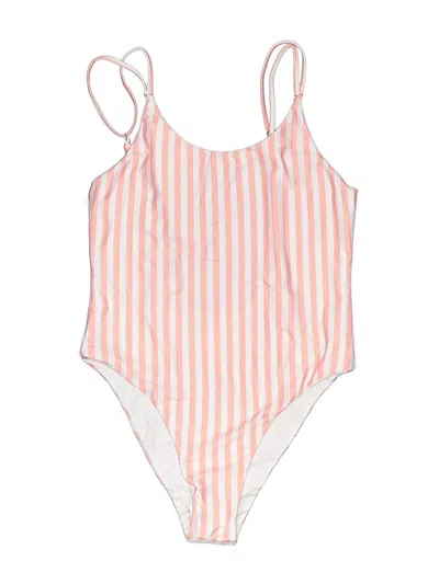 Pre-owned Assorted Brands One Piece Swimsuit In Pink