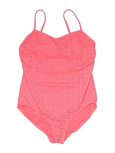 Pre-owned Assorted Brands Kids' One Piece Swimsuit In Pink