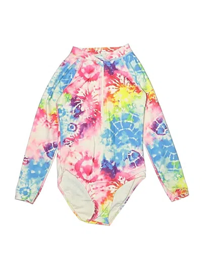 Pre-owned Assorted Brands Kids' One Piece Swimsuit In Pink