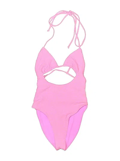 Pre-owned Assorted Brands One Piece Swimsuit In Pink