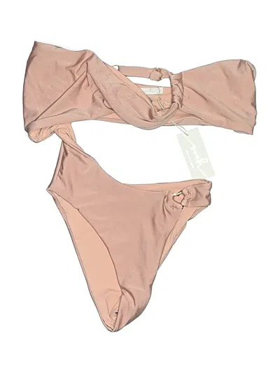 Pre-owned Assorted Brands One Piece Swimsuit In Pink