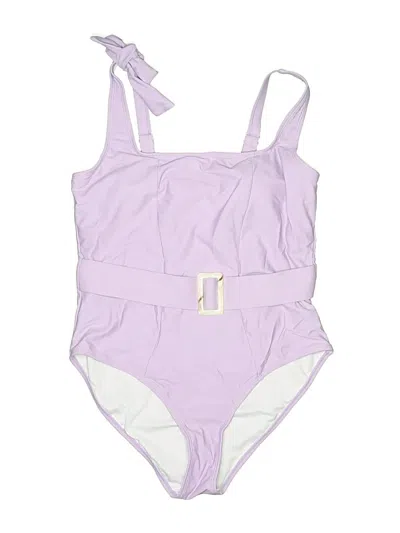 Pre-owned Assorted Brands One Piece Swimsuit In Purple