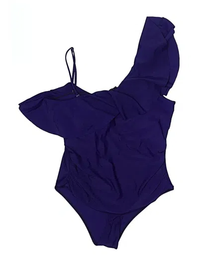 Pre-owned Assorted Brands One Piece Swimsuit In Purple