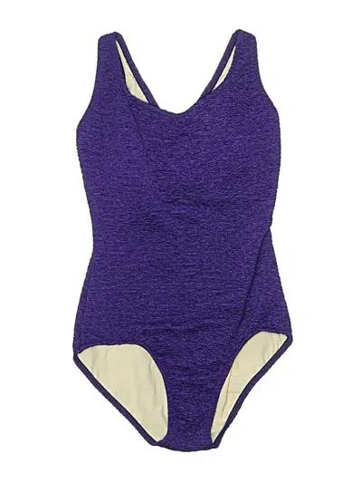 Pre-owned Assorted Brands One Piece Swimsuit In Purple