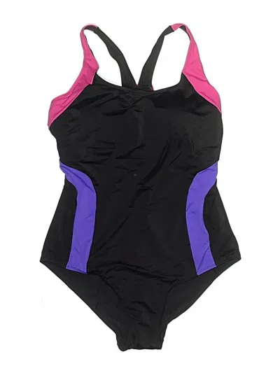 Pre-owned Assorted Brands One Piece Swimsuit In Purple