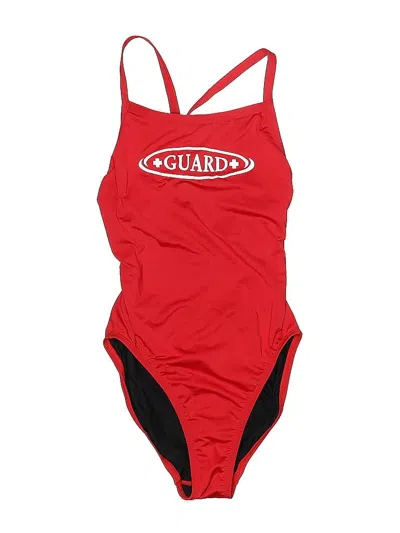 Pre-owned Assorted Brands One Piece Swimsuit In Red
