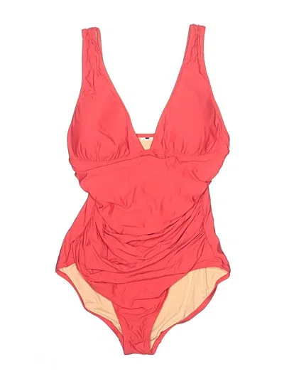 Pre-owned Assorted Brands One Piece Swimsuit In Red