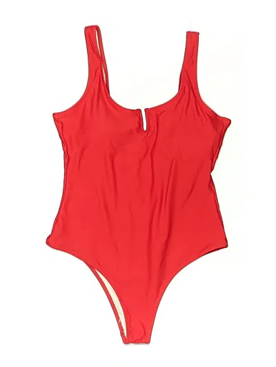 Pre-owned Assorted Brands One Piece Swimsuit In Red