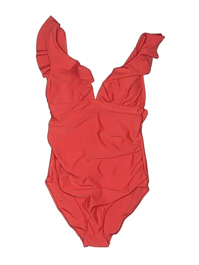Pre-owned Assorted Brands One Piece Swimsuit In Red