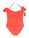 Assorted Brands One Piece Swimsuit In Red