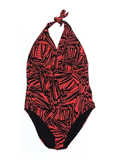 Pre-owned Assorted Brands One Piece Swimsuit In Red
