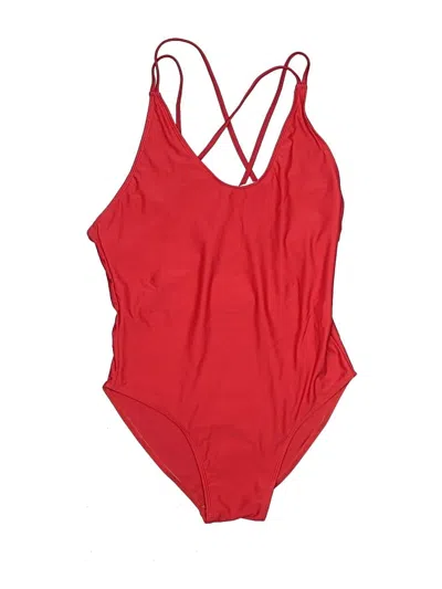 Pre-owned Assorted Brands One Piece Swimsuit In Red