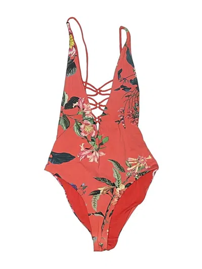Pre-owned Assorted Brands One Piece Swimsuit In Red