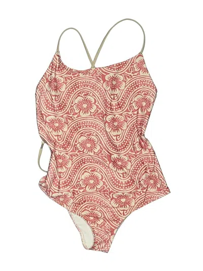 Pre-owned Assorted Brands One Piece Swimsuit In Red