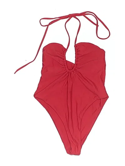 Pre-owned Assorted Brands One Piece Swimsuit In Red