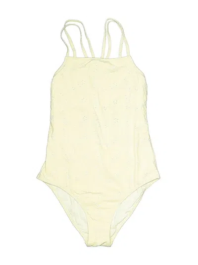 Pre-owned Assorted Brands One Piece Swimsuit In White