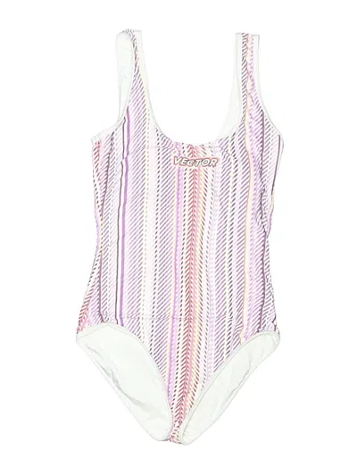 Pre-owned Assorted Brands One Piece Swimsuit In White